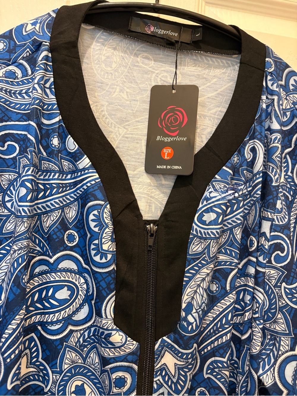 Women’s Robe 50” Long Zip Up Half Sleeve - Picture 2 of 5
